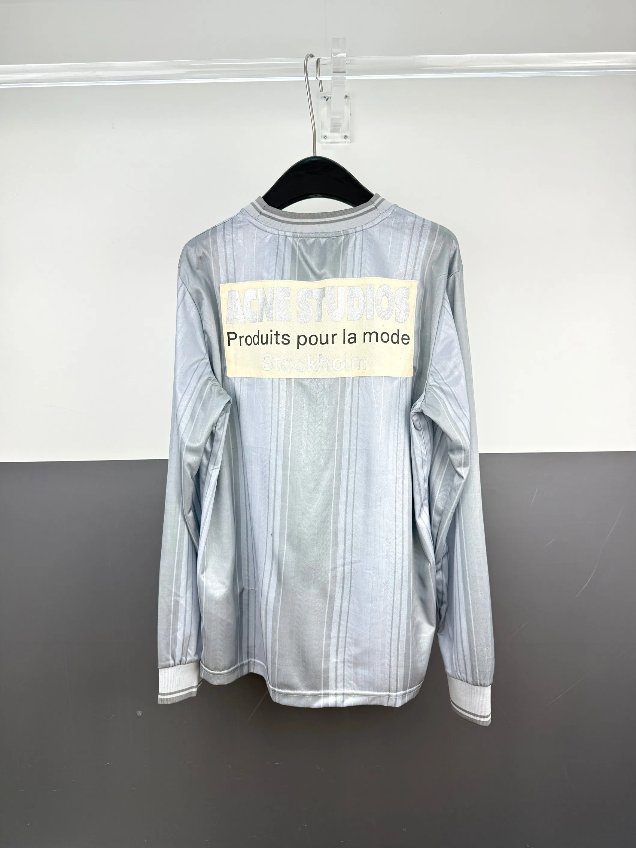 Acne Studios letter print football jersey long-sleeved T-shirt S/M/L/XL